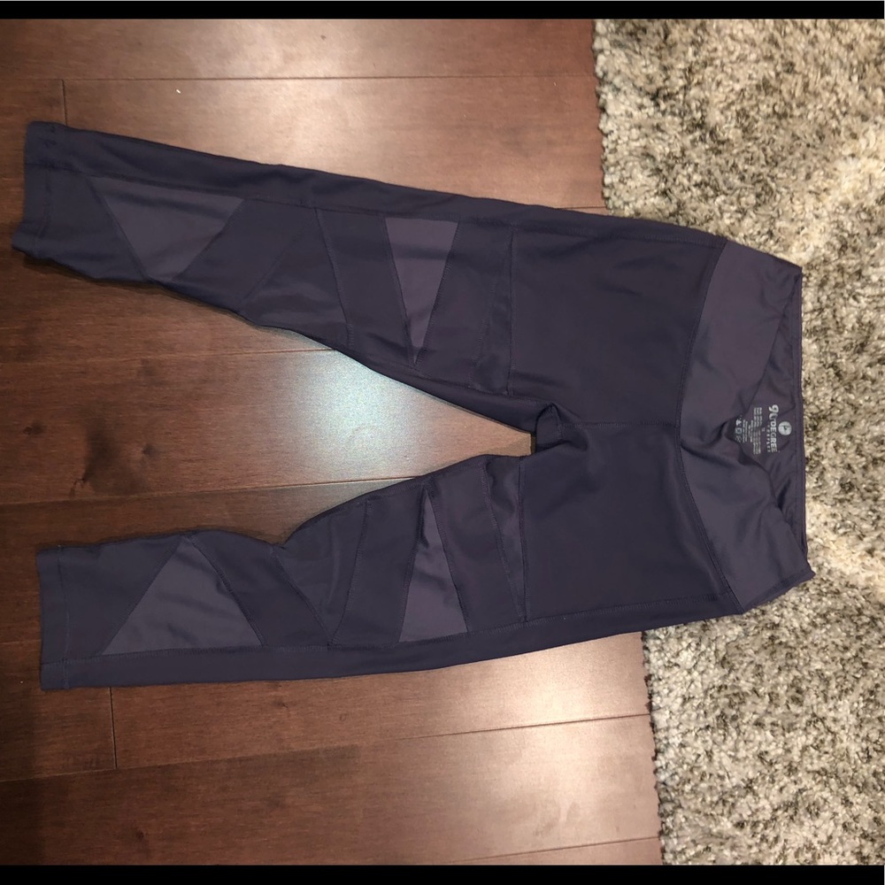 Purple athletic leggings